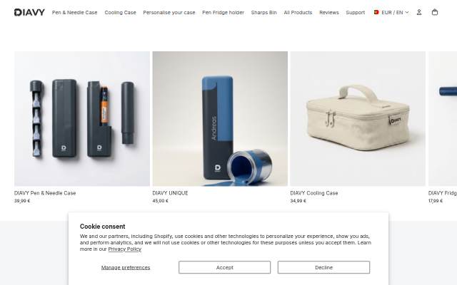 DIAVY storefront