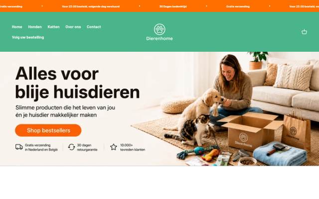Dierenhome storefront