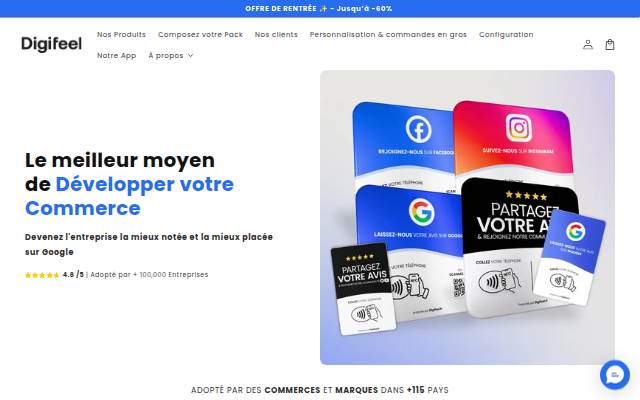 Digifeel France storefront