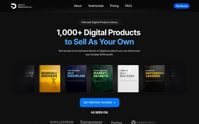 Montra da Digital Product Library