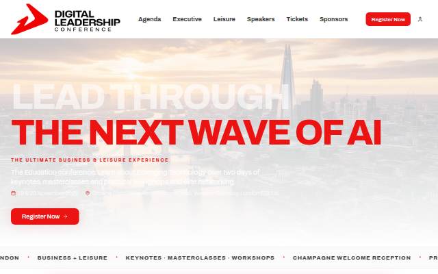 Startseite von Digital Leadership Conference 2026