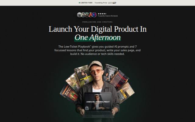 The Low-Ticket Playbook storefront