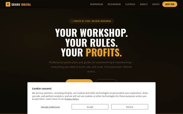 Digital PRO storefront