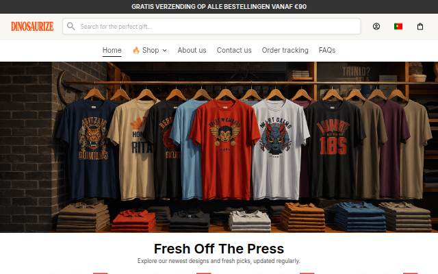 Dinosaurize storefront