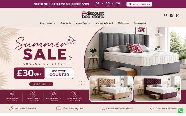 Montra da Discount Bed Store