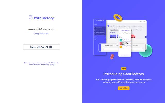 Vitrine de PathFactory