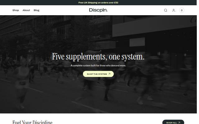 Discpln storefront