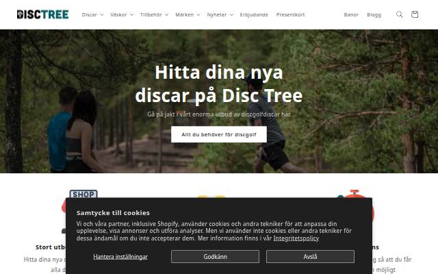 Disc Tree storefront