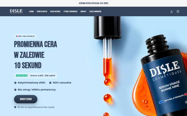 DISLE COSMETIQUES POLSKA storefront