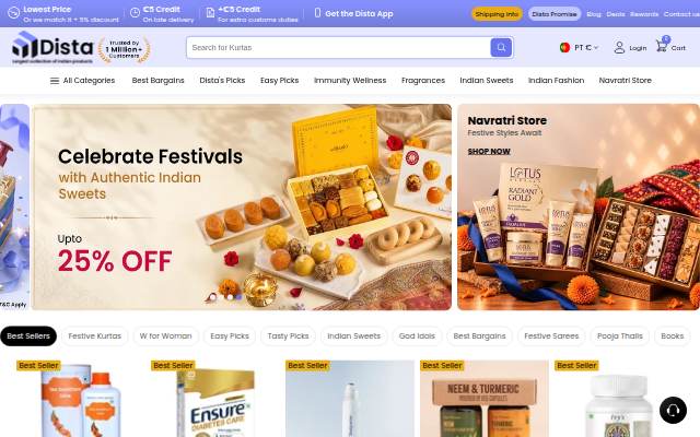 Dista storefront