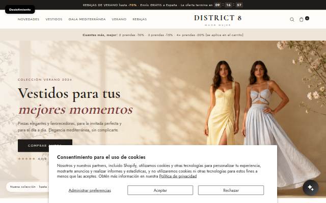 District 8 storefront