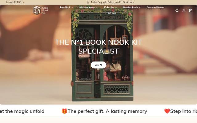 DIY-BookNookKit storefront