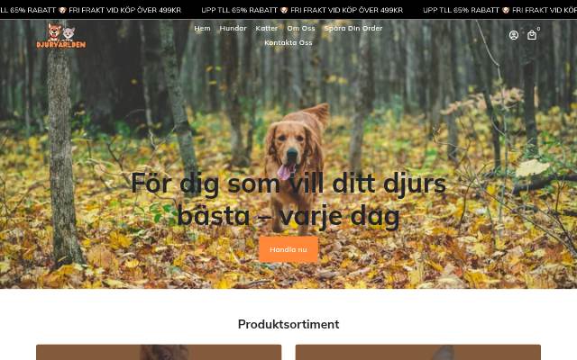 Djurvärlden storefront