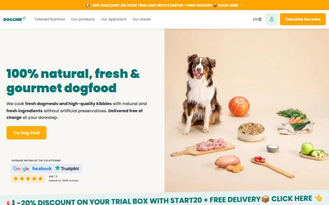 Dog Chef storefront