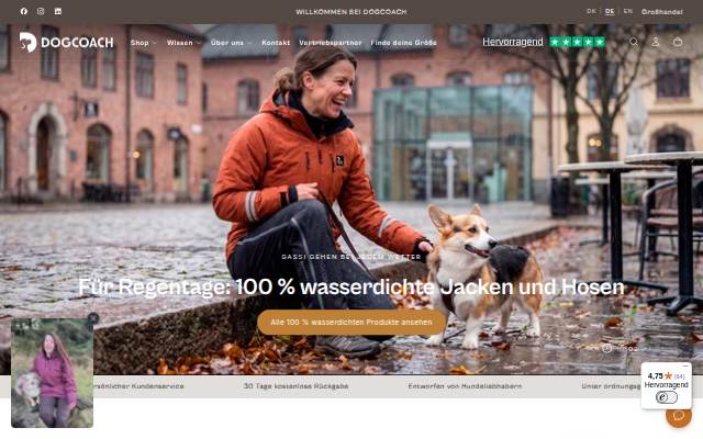 DogCoach storefront