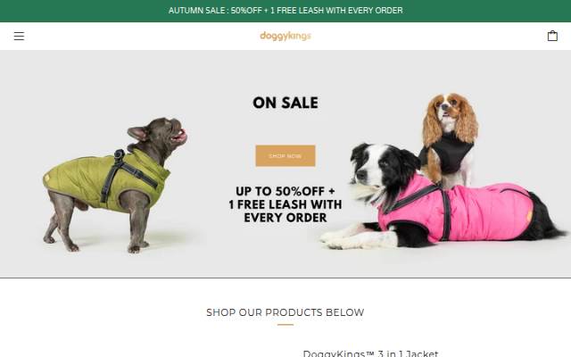 DoggyKings storefront