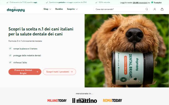 DogSuppy IT storefront
