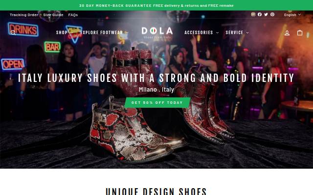 DolaShoes® storefront