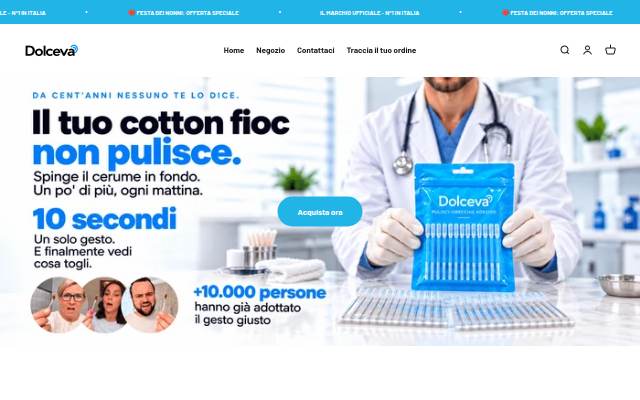 Startseite von Dolceva
