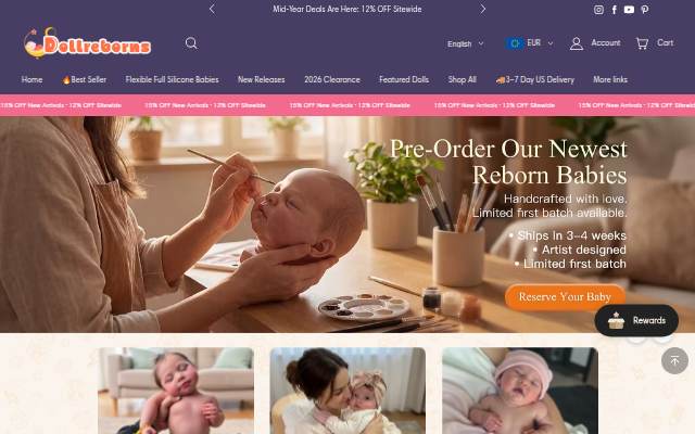 Dollreborns® storefront