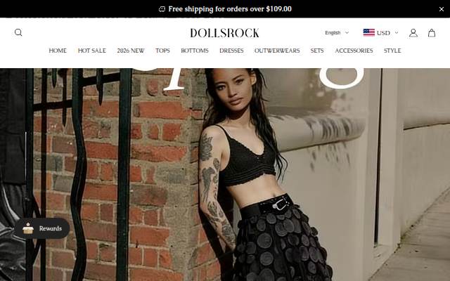 dolls-rock storefront