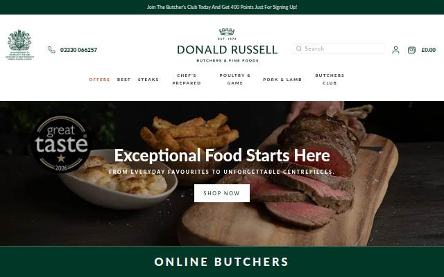 Donald Russell Limited storefront