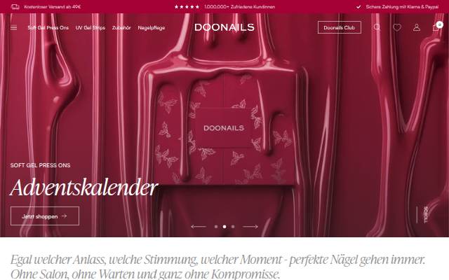 Doonails storefront