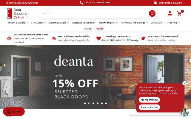 Door Supplies Online storefront