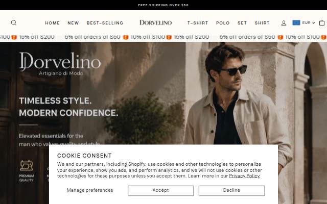 Dorvelino storefront