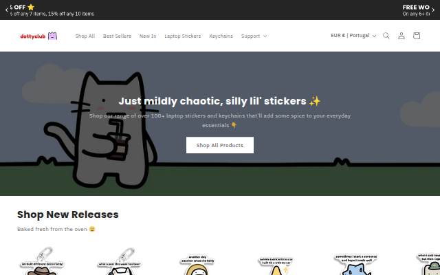 Dottyclub storefront