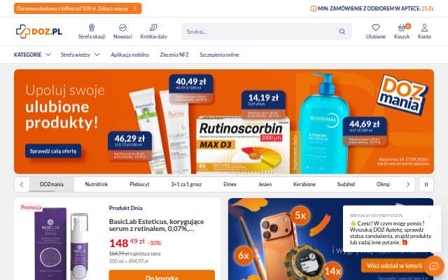 DOZ.pl storefront