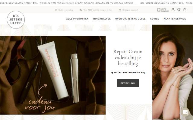 Dr. Jetske Ultee Skincare: Huidverzorgingsproducten &amp; advies storefront