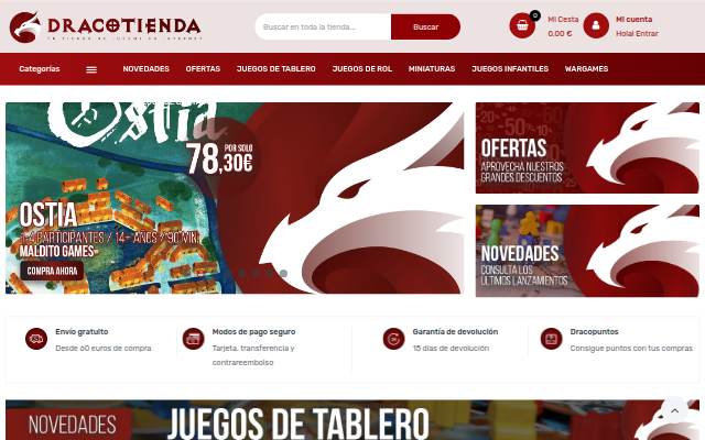 Dracotienda storefront