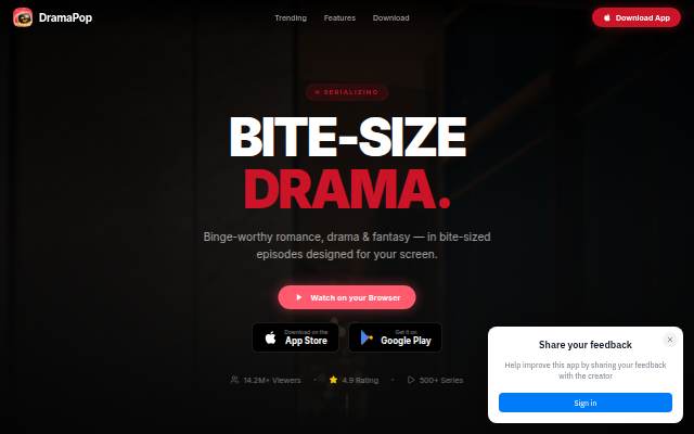 DramaPop Your Bite storefront