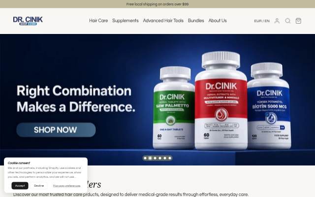 Startseite von Dr. Cinik Shop