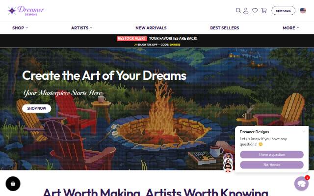 Vitrine de Dreamer Designs