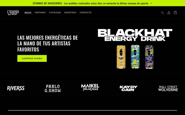 Vitrine de Black Hat