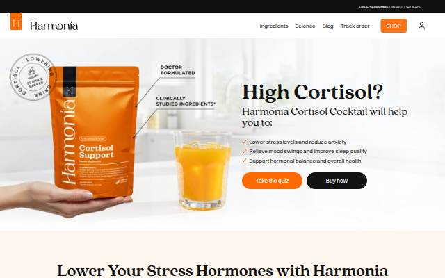 Montra da Harmonia Cortisol Cocktail