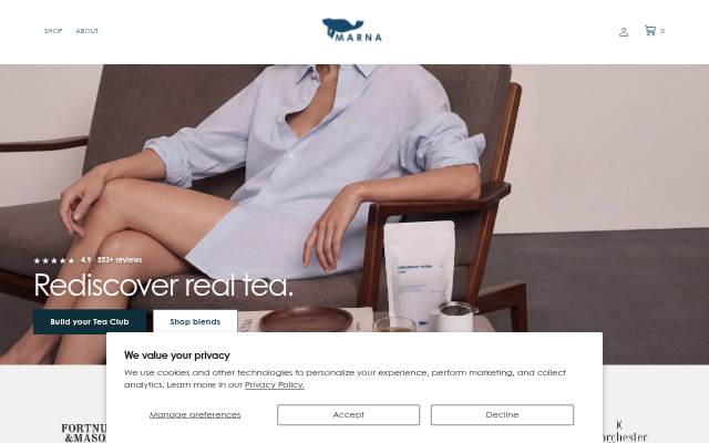 MARNA storefront