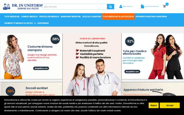 Startseite von Produttore rumeno di divise mediche