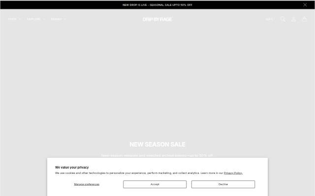 Drip by Rage storefront