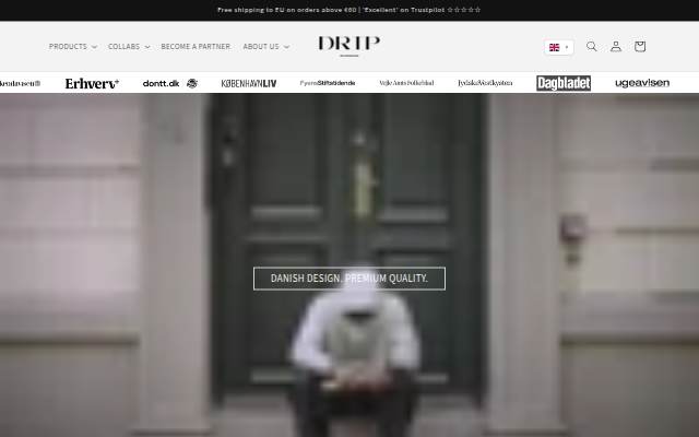 DRIP Denmark storefront