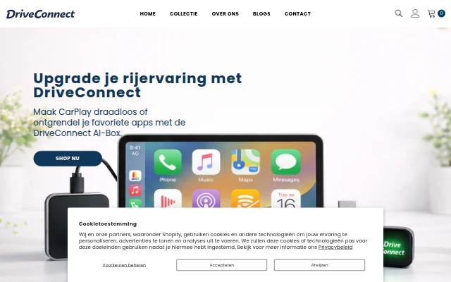 Vitrine de DriveConnect.nl