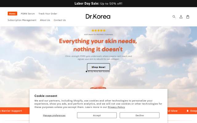 Dr.Korea storefront