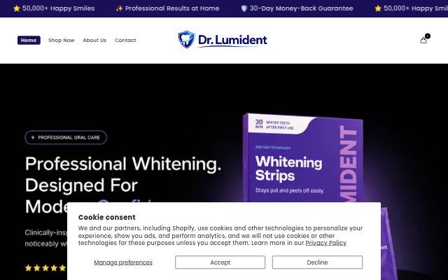 Montra da DR.LUMIDENT