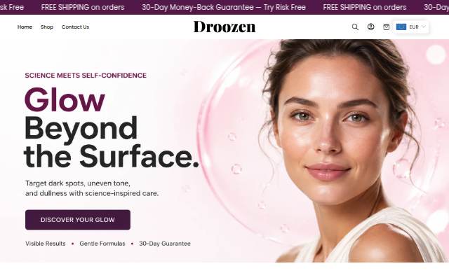 Droozen storefront