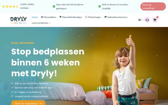 Startseite von Dryly®