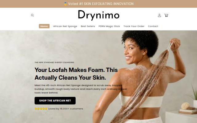 Startseite von Drynimo
