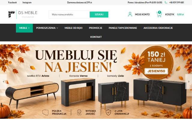 DS MEBLE storefront