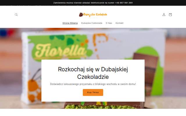 Dubajska Czekolada storefront